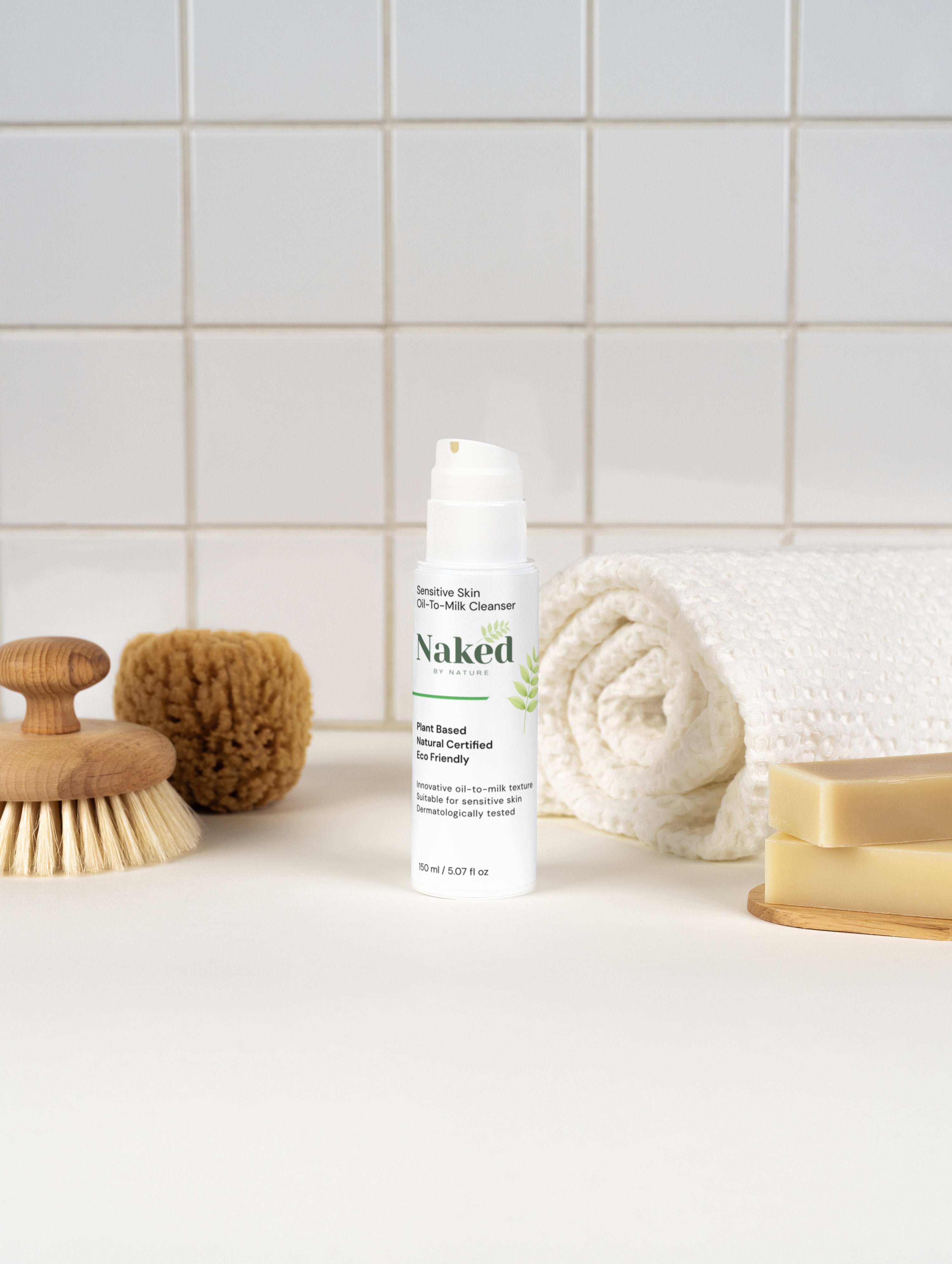 Naked by Nature | Sensitive Skin Oil-To-Milk Cleanser